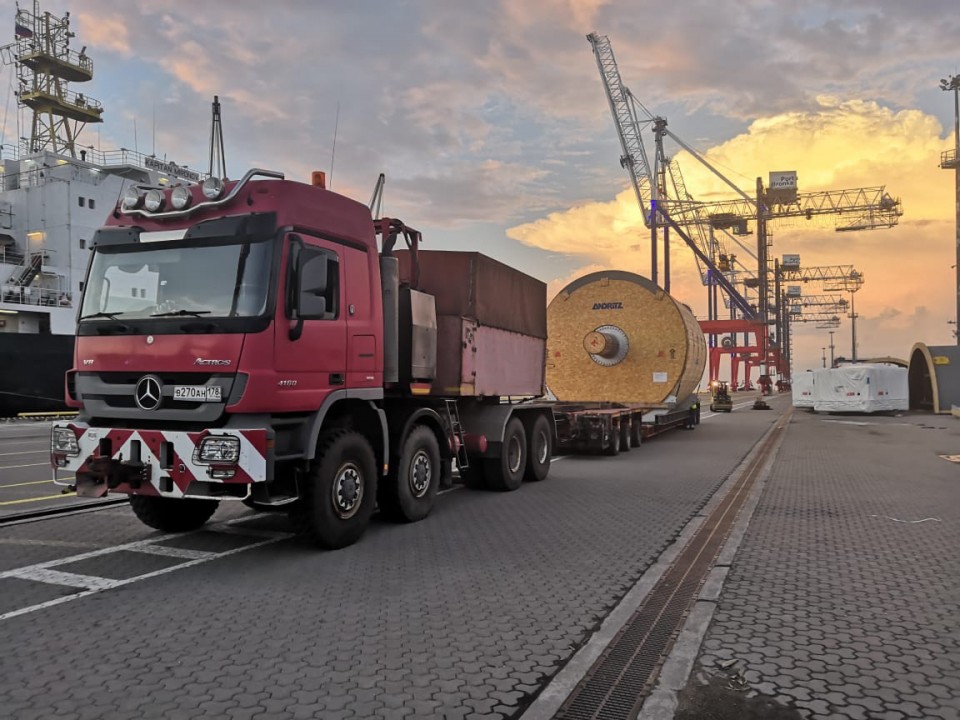 Transportation of oversized equipment to Kaluga Region