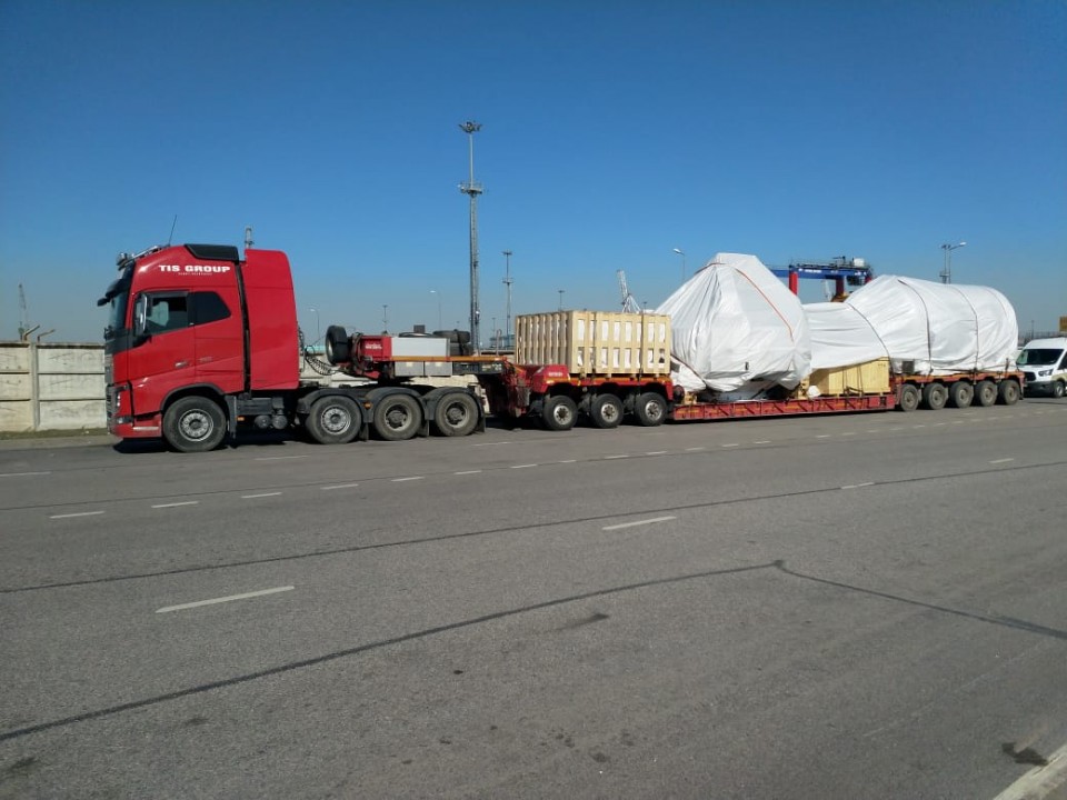 Transportation of oversized equipment to Orlov Region