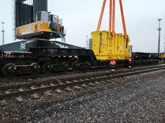 Railroad transportation of oversized cargoes 2
